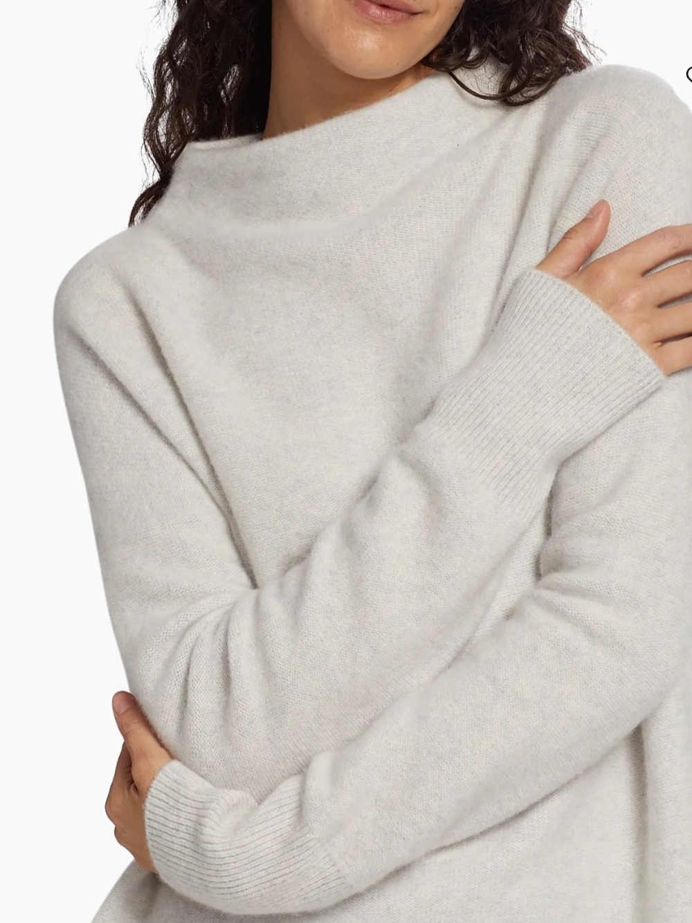 Vince Cashmere Funnel Neck Sweater